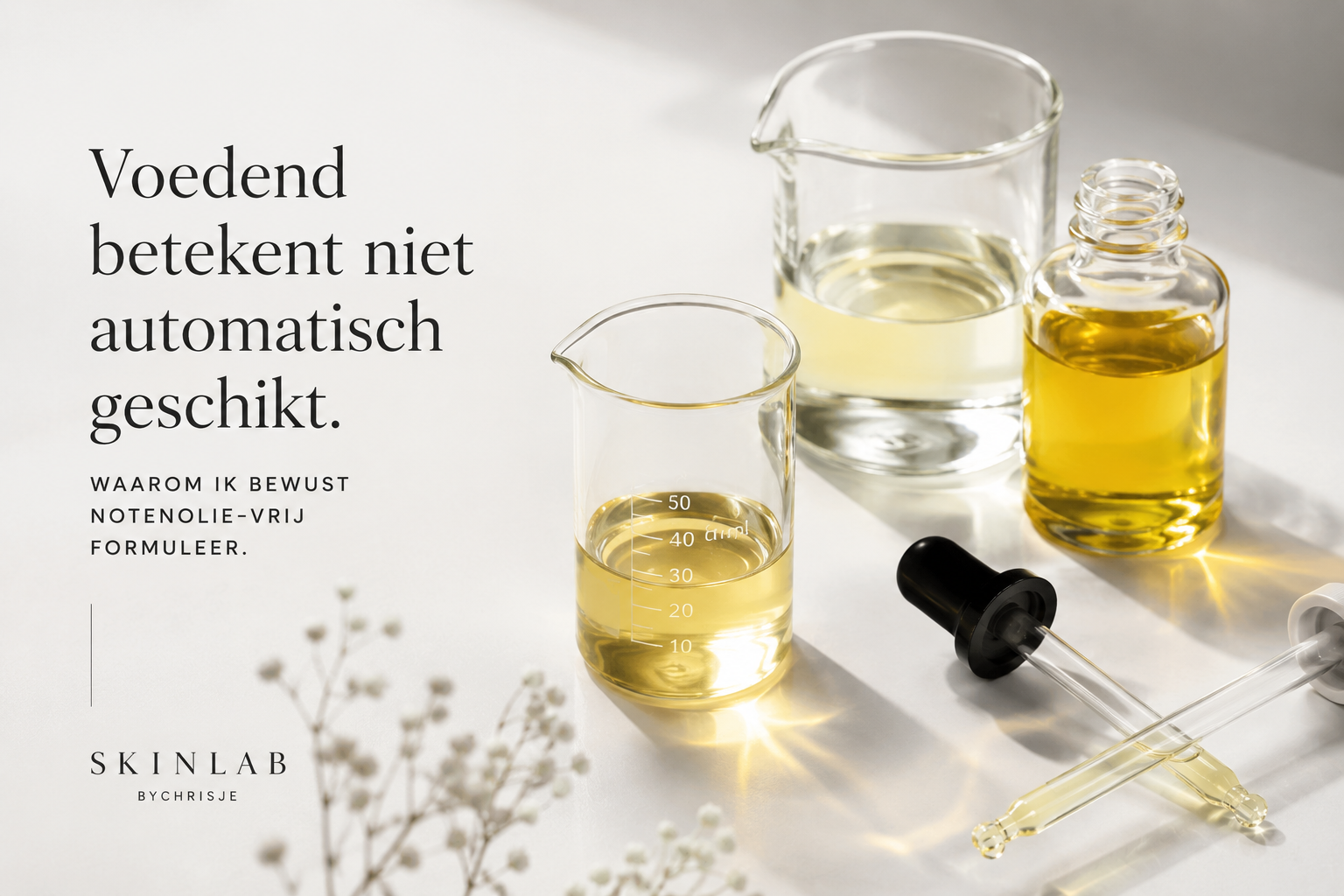 Waarom ‘notenolie-vrij’ voor mij geen trend is — maar een bewuste keuze